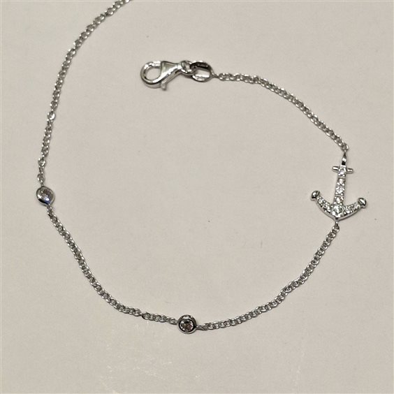 Bracciale Fanton Gioielli Donna BRACCIALI ORO in Oro bianco Cubic Zirconia CP199_52 - CP199_52